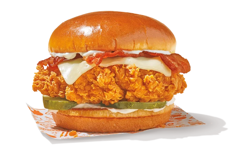 Popeyes Bacon Cheese Sandwich menu