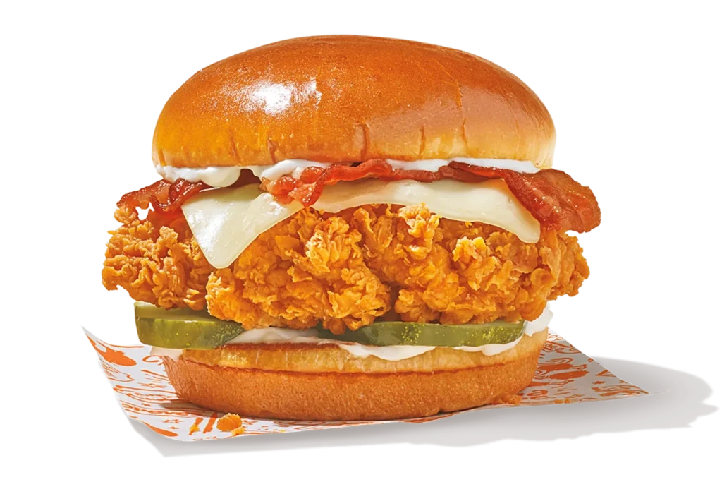 Popeyes Bacon Cheese Sandwich menu item