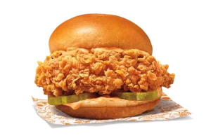 Popeyes Ghost Pepper Sandwich Menu Item