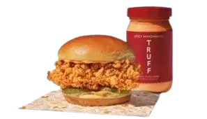 Popeyes Truff Sandwich Specific Menu